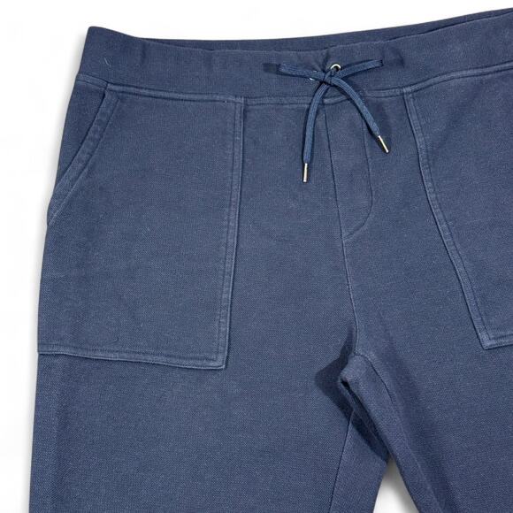 Polo Ralph Lauren Double-Knit Jacquard Joggers Mens XXL Lounge Navy Blue Preppy - Picture 5 of 12